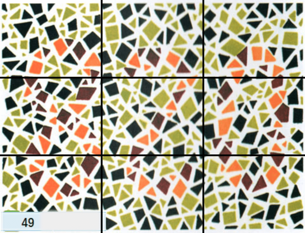 右下角有 1-7 的 5 结虫，位于第 9 格中央