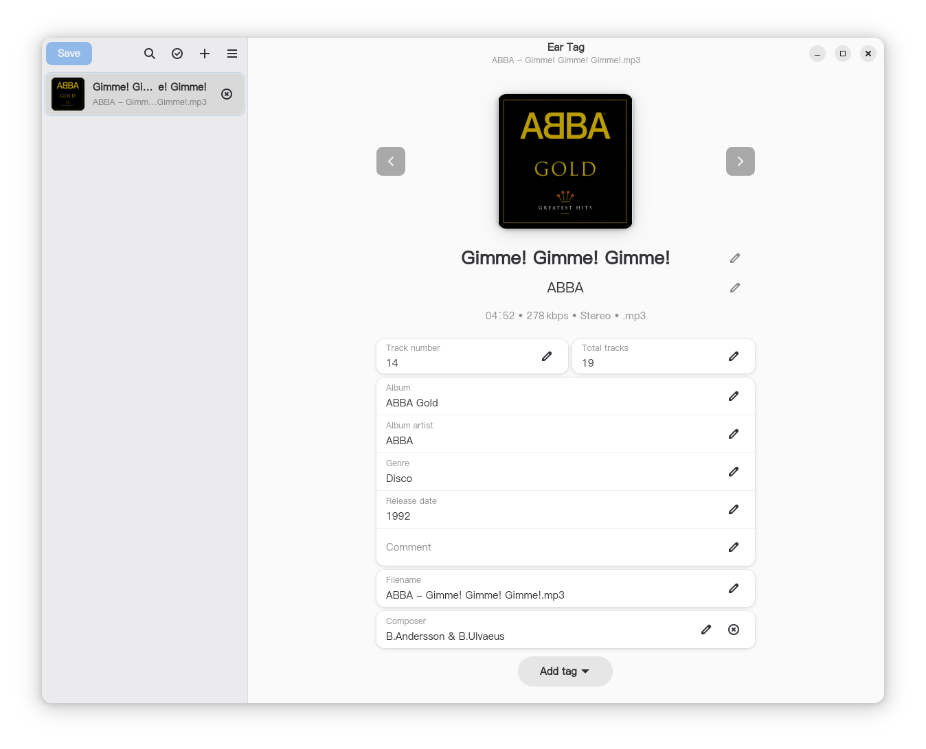 完善元数据后的音频